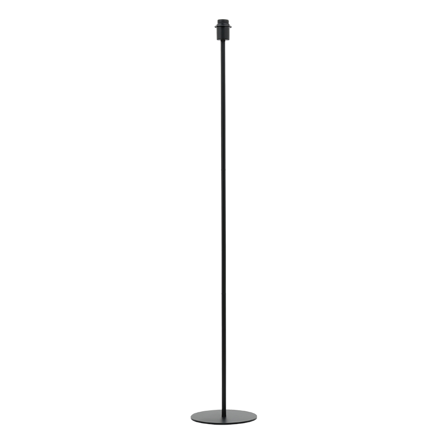 pied de lampadaire en metal noir 135 cm