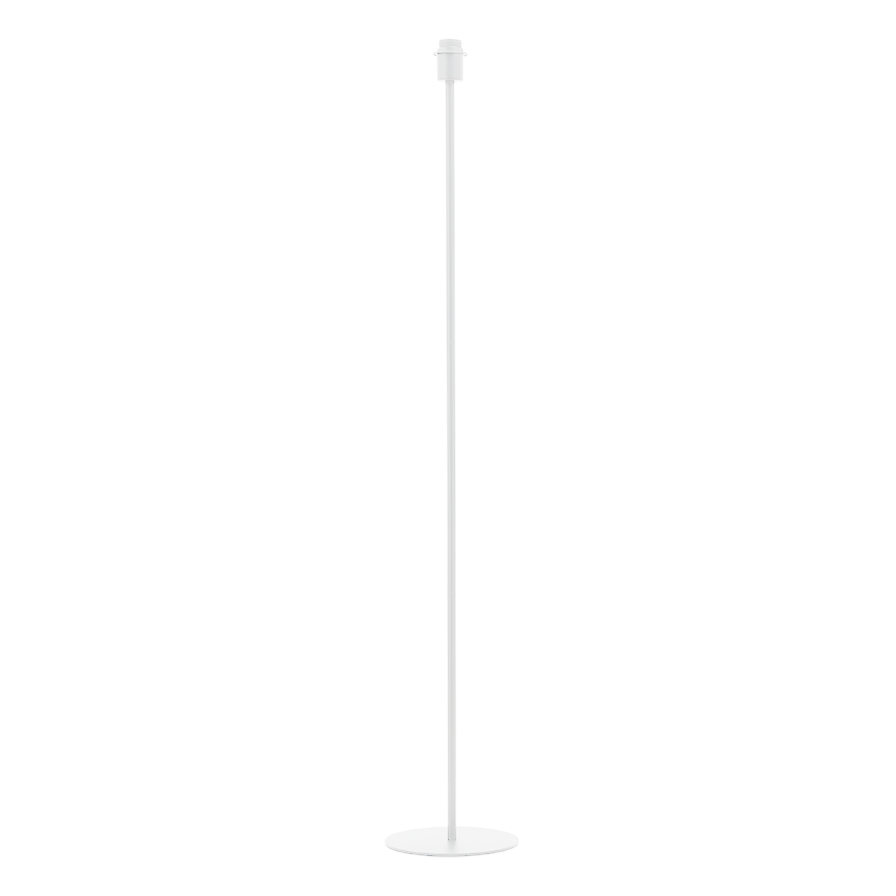 pied de lampadaire en metal blanc 135 cm