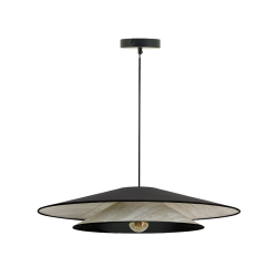 BOOMERANG-suspension-luminaire-coton-noir-marbre