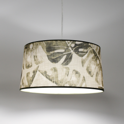 KENIA suspension motifs jungle en polycoton, moderne esthétique, image produit 2 ON