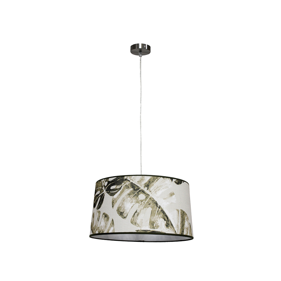 KENIA suspension motifs jungle en polycoton, moderne esthétique, image produit