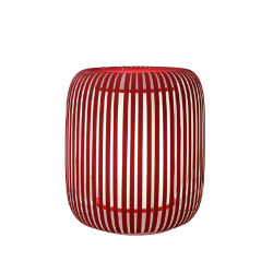 GRACE lampe de table velours rouge, style minimaliste design, image produit