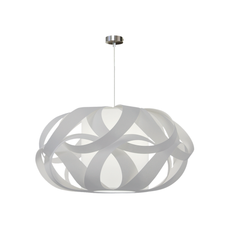 KIM suspension luminaire blanc, design élégant sophistiqué minimaliste, image produit