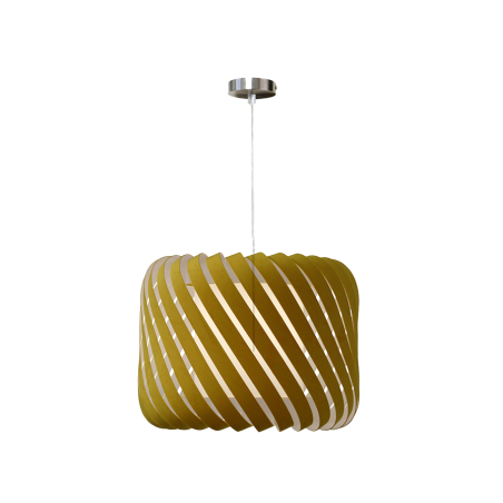 CLYDE suspension jaune velours Style Bohème Chic Transitionnel Moderne, image produit