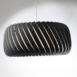 CLYDE suspension anthracite velours 57cm, Bohème Chic Transitionnel Moderne, image produit ON