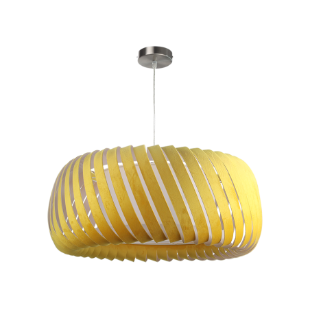 CLYDE suspension jaune velours 57cm, Bohème Chic Transitionnel Moderne, image produit