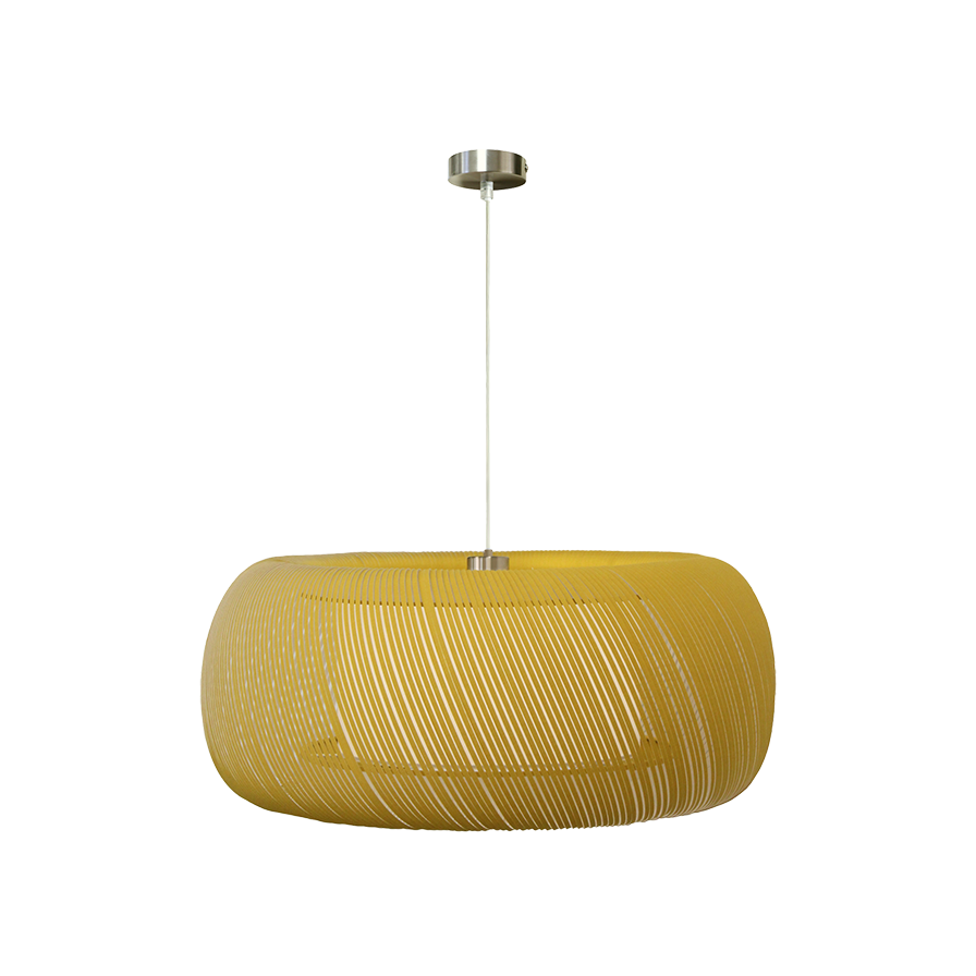 BONIE suspension jaune en chintz Style minimaliste design moderne 57cm image produit